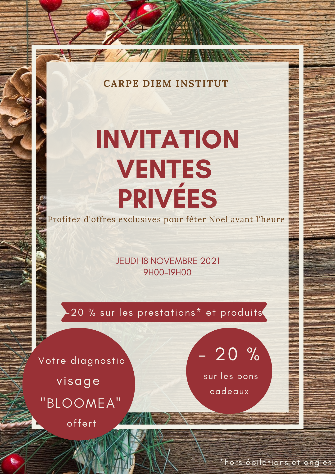INVITATIONS VENTES PRIVÉES