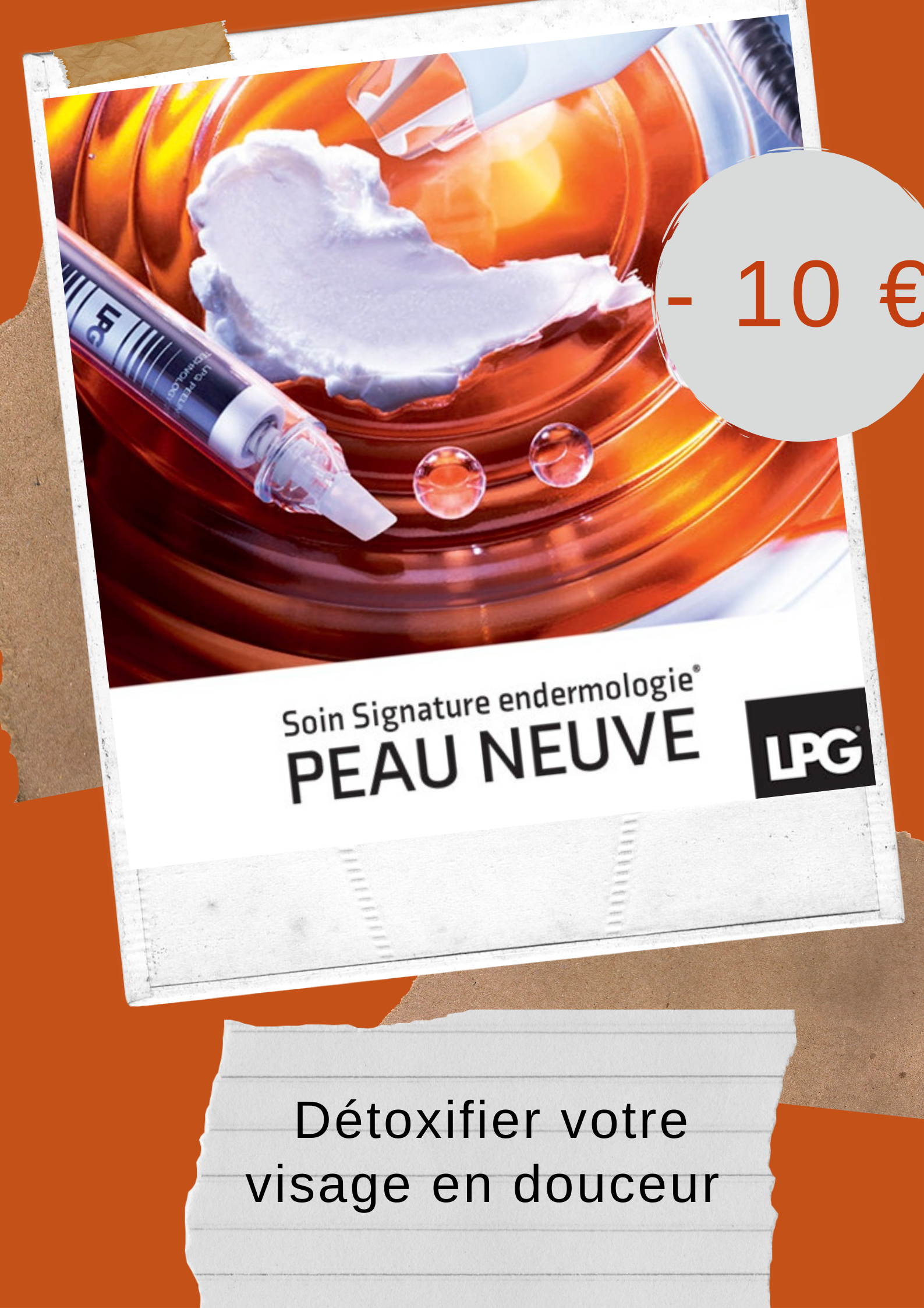 Venez découvrir notre nouveau soin LPG ” endermologie PEAU NEUVE ” 