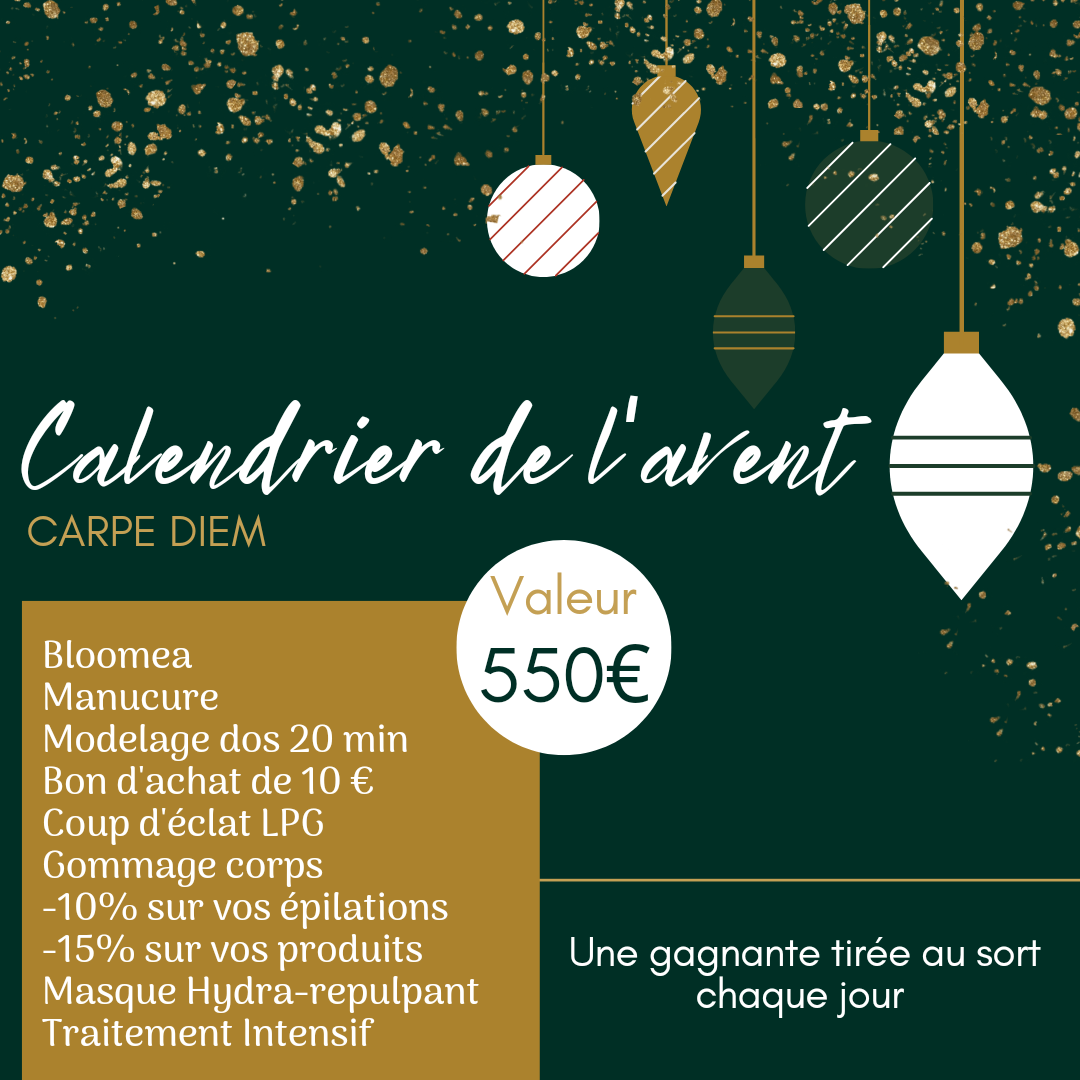 Calendrier de l’avent Carpe Diem